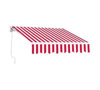 Tenda da esterno con telaio in alluminio, baldacchino resistente al sole e manovella, disponibile in misure 2 x 1,5 m, 2,5 x 2 m, 3 x 2,5 m, per terrazze, balconi e spazi esterni