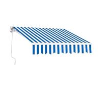 Tenda da esterno con telaio in alluminio, tetto resistente al sole e manovella, disponibile in misure 2 x 1,5 m, 2,5 x 2 m, 3 x 2,5 m, per terrazze, balconi e spazi esterni