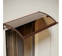 Tenda Da Esterno Con Tendalino In Lega Di Alluminio, 80x300 Cm | Scheda silenziosa e ispessita da 4 mm, facile da installare Facile da installare, parasole for la(100x180cm/39x71in)