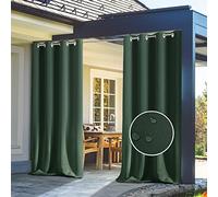 Tenda da esterno impermeabile verde per patio, veranda, pergola, antiruggine, set di 2 pannelli, perfetta per cabana Pavilion e veranda dimensioni 270 cm x 270 cm