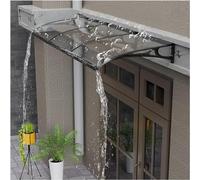 Tenda da esterno per finestra e patio, protezione UV e pioggia, copertura in policarbonato per una maggiore durata e comfort in giardino e veranda