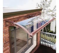 Tenda da esterno per porta d'ingresso, riparo antipioggia con vasca di drenaggio, 70 x 200 cm