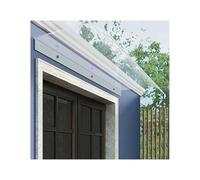 Tenda da esterno per porte e finestre, 40 x 99 cm, in policarbonato, protezione trasparente dalla pioggia per portici, garage e passerelle, copertura resistente ed elegante