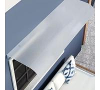 Tenda da esterno per porte, protezione dalla pioggia per terrazze, parasole per porte francesi con apertura verso l'esterno, baldacchino resistente alle intemperie per terrazze, baldacchino per casa
