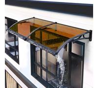 Tenda da finestra in policarbonato - Protezione da sole e neve - Elegante copertura per portico, patio, terrazza, tenda resistente ai raggi UV per una maggiore durata