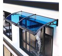 Tenda da finestra in policarbonato resistente, protezione da sole e pioggia, resistente ai raggi UV, resistente alle intemperie, per portico, patio, terrazza, riparo - soluzione elegante per tenda da