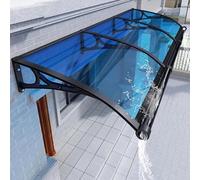 Tenda da finestra per esterni, per pioggia, neve e protezione UV, struttura in metallo resistente con foglio in policarbonato, perfetta per copertura parasole per veranda