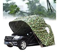 Tenda da garage portatile per garage e garage - grande riparo mobile per riporre biciclette, struttura in acciaio inox (5,8 x 2,7 x 2,4 m)