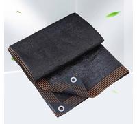 Tenda da giardino a vela parasole con occhielli in tessuto isolante termico, resistente agli strappi, 90% vela ombreggiante per balconi/serre, dimensioni personalizzabili, nero-3 x 4 m