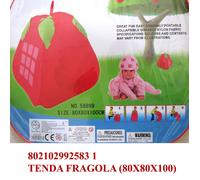 Tenda da giardino casa mare cameretta giocattolo per giochi bimbi fragola