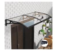 Tenda da giardino in alluminio, baldacchino da giardino resistente ai raggi UV, grande copertura per lavello, tettoia per porta in policarbonato, ombra esterna per portico posteriore, protezione dalle