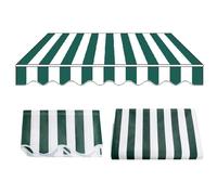 Tenda da giardino in tessuto di ricambio, copertura in tela retrattile, parasole per esterni per terrazze e finestre, tessuto Oxford in PVC, telaio non incluso