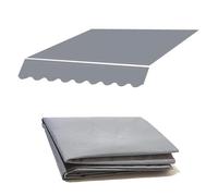 Tenda da giardino in tessuto di ricambio, copertura in tela retrattile, parasole per esterni per terrazze e finestre, tessuto Oxford in PVC, telaio non incluso