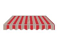 Tenda da giardino in tessuto di ricambio, copertura in tela retrattile, parasole per esterni per terrazze e finestre, tessuto Oxford in PVC, telaio non incluso