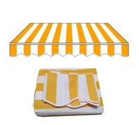 Tenda da giardino in tessuto di ricambio, copertura in tela retrattile, parasole per esterni per terrazze e finestre, tessuto Oxford in PVC, telaio non incluso