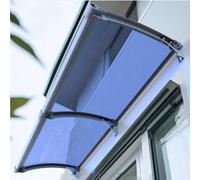 Tenda da giardino per finestra, grande tenda da portico per grondaia, design moderno, pannello solido in policarbonato, staffa in lega di alluminio, tenda da tetto anti-ultravioletti per pioggia e