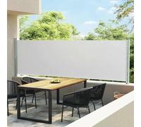 Tenda da giardino retrattile 140 x 600 cm, parasole e protezione dal vento, per balconi e terrazze, resistente ai raggi UV
