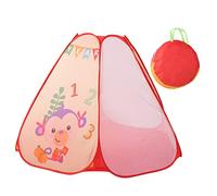 Tenda da gioco al coperto per bambini, tenda teatro a scomparsa per bambini, casetta da gioco pieghevole e portatile con borsa di stoccaggio, design sicuro e ventilato per uso