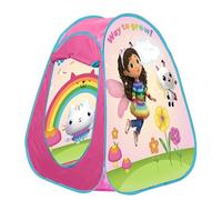 Tenda da gioco John Pop Up Original Gabby's Dollhouse rosa con borsa per il trasporto