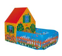 Tenda da Gioco per Bambini 150x90x110 cm con Apertura Pop-Up Garden House Multicolore