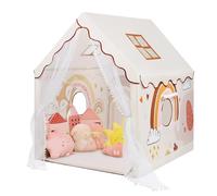 Tenda da Gioco per Bambini, Casetta dei Giochi per Interni ed Esterni, Grande Capanna per Ragazzi e Ragazze con Finestra e Borsa, Tenda per Bambini Regalo di Compleanno 120×100×130 cm, Animali Boemi