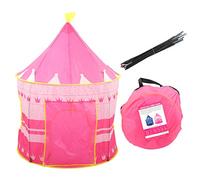 Tenda da gioco per bambini, castello per interni ed esterni, casetta da gioco per principesse e principi, giocattolo per bambini, regalo (Rosa)