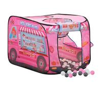 Tenda da gioco per bambini con 250 palline, rosa, 70 x 112 x 70 cm, casetta pieghevole pop-up per la cameretta dei bambini e il giardino, con borsa per il trasporto, ideale per gattonare e nascondere