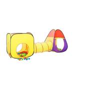 Tenda da Gioco per Bambini Multicolore 255x80x100 cm,Giochi e giocattoli,Attrezzatura gioco per esterni,Tende e tunnel giocattolo-93674