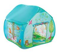 Tenda da gioco per bambini Pop-up Disegnata come una foresta incantata con un pavimento da gioco stampato unico: giocattolo per ragazze Tenda / casetta / tana