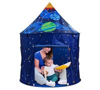 Tenda da gioco per bambini - Struttura in poliestere pop-up, fortezza cosmica, capanno artigianale stellato, spazio di esplorazione fantasia, ambiente fantasy per bambini | Casa astronauta utilizzata