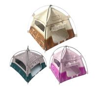 Tenda da gioco per case delle bambole - Tenda da campeggio in miniatura in 1:12 | Giocattoli Bambini Ragazzi Ragazze Giochi di ruolo Decorazione da giardino per interni ed esterni | Pr