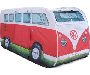 Tenda da gioco pop-up per bambini vw collection t1 bulli rosso per 1 persona