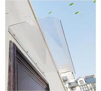 Tenda da ingresso impermeabile, spessore 3,5 mm, in policarbonato trasparente, copertura invisibile per porte per una maggiore protezione e stile