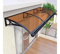 Tenda da ingresso in alluminio per protezione dalla pioggia e dai raggi UV, perfetta per verande, tetti e terrazze, design elegante e durevole