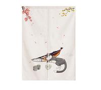 Tenda da ingresso in stile giapponese, Noren, per porta e corridoio, per decorazione della casa. 80 x 100 cm.
