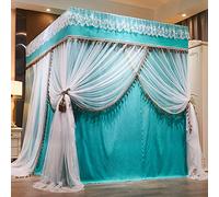Tenda da letto a baldacchino da principessa, graziosa zanzariera per la camera da letto delle ragazze, perfetta per letti singoli, matrimoniali, matrimoniali, king size, ideale per bambini e adulti