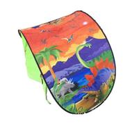 Tenda da letto fantasy, divertente, pieghevole, pop up, per interni ed esterni, misura doppia, per ragazzi e ragazze, tenda per bambini, casetta per bambini (Isola dei dinosauri)