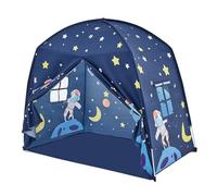 Tenda da letto per la cameretta dei bambini, tenda per bambini, per interni, portatile e pieghevole, per letto singolo a castello, di grandi dimensioni, per ragazze e ragazzi, colore blu