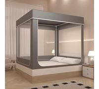 Tenda da Letto - Sleep Pod Portatile Leggero per Letto, Easy Setup Blackout e tettoia in Rete Traspirante per Uso Interno/Esterno