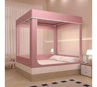 Tenda da Letto - Sleep Pod Portatile Leggero per Letto, Easy Setup Blackout e tettoia in Rete Traspirante per Uso Interno/Esterno