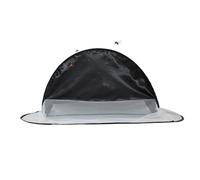 Tenda da oscurante - Tenda per la testa da interni pieghevole, traspirante e leggera, rivestimento in rete argentata 70x50x40 cm, riduce la luce e si ripiega facilmente | Spazi condivisi 'as