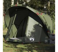Tenda da Pesca 4 Persone Marrone Impermeabile