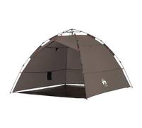 Tenda da Pesca 4 Persone Marrone, Leggera Pieghevole