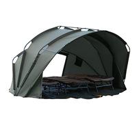 Tenda da pesca alla carpa, 1-3 uomo, Fort Knox 2,0", altezza interna 1,9 m, 2 Bivvy, con martello in gomma, 2, 3 persone