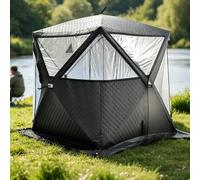 Tenda da pesca isolata sul ghiaccio per 3-5 persone, impermeabile, a 3 strati, termica, da campeggio, con borsa per il trasporto, riparo esterno per ambienti freddi
