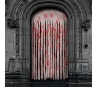 Tenda da porta per Halloween, 1 x 1,9 m, decorazione per Halloween, decorazione per feste, per interni ed esterni, decorazione per ingresso