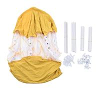 Tenda da principessa Casetta da gioco Castello Grande esagonale per interni ed esterni Tenda da gioco per bambini Stimola l'immaginazione Sicuro e durevole Materiale in tulle di