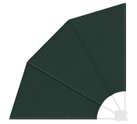 Tenda da privacy per balcone, Schermo pieghevole in poliestere 115x115 cm verde scuro, resistente alle intemperie, per terrazzo, giardino, spazio esterno