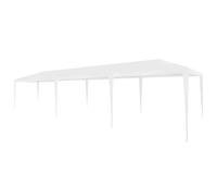 vidaXL Tenda per Feste 3x9 m in PE Bianca