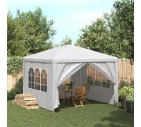 Tenda da ricevimento per esterni BlancParasol 3x3 m, tenda, mobili da esterno, mobili da esterno, forniture per la casa, decorazione White